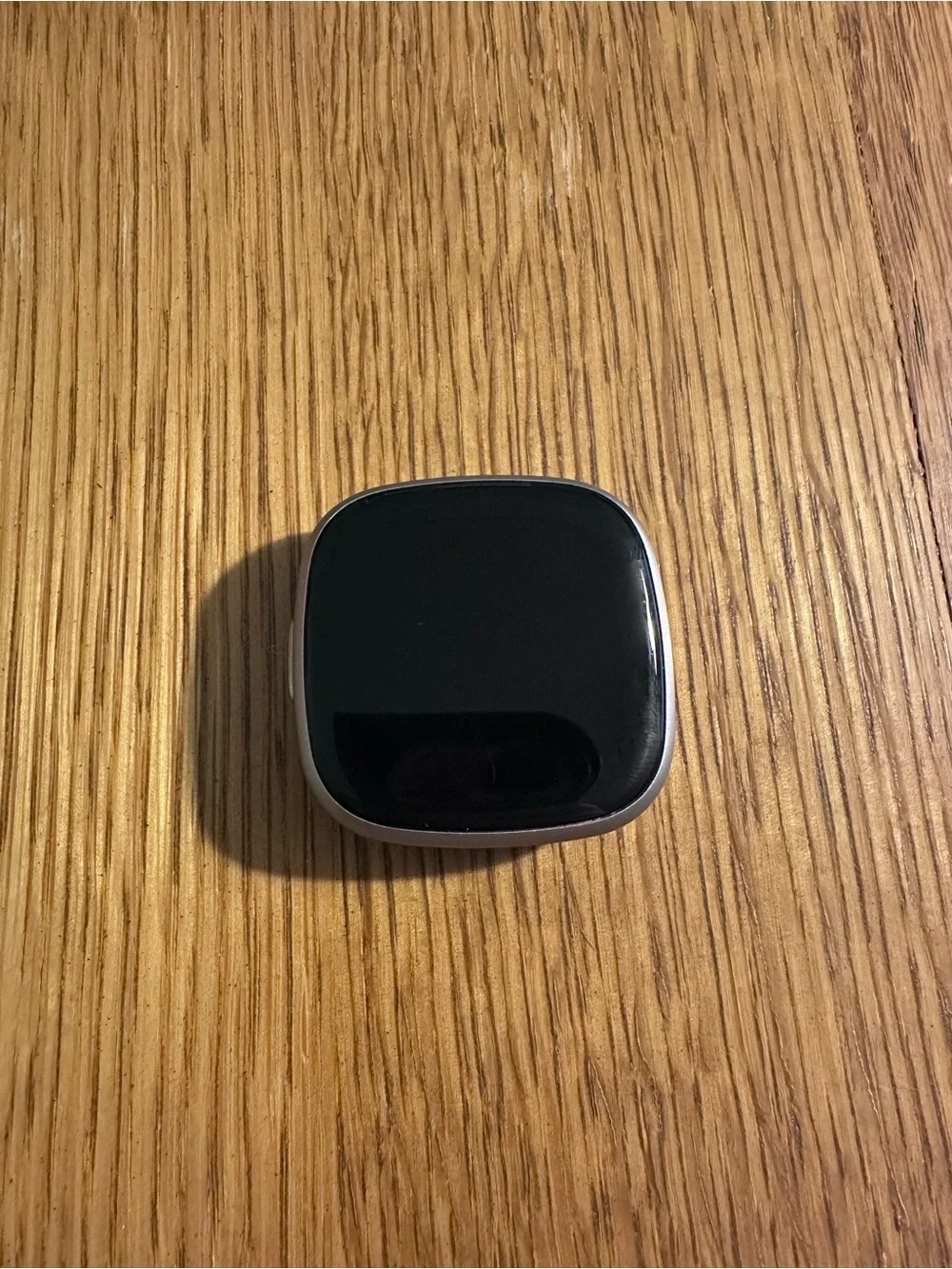 fitbit Black and Silver Square Smartwatch Core